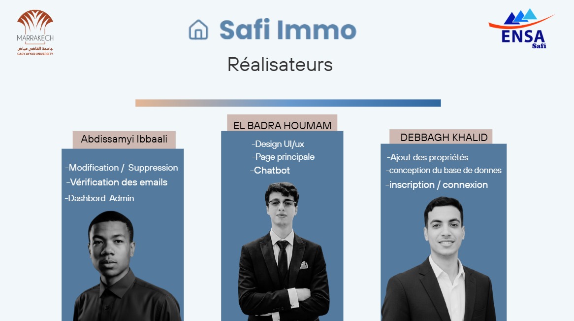 SAFI IMMO Interface